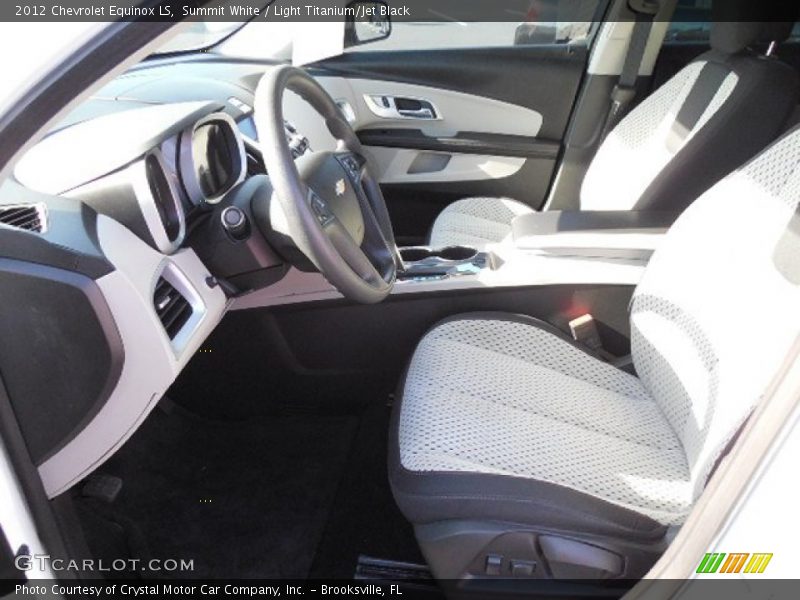 Summit White / Light Titanium/Jet Black 2012 Chevrolet Equinox LS