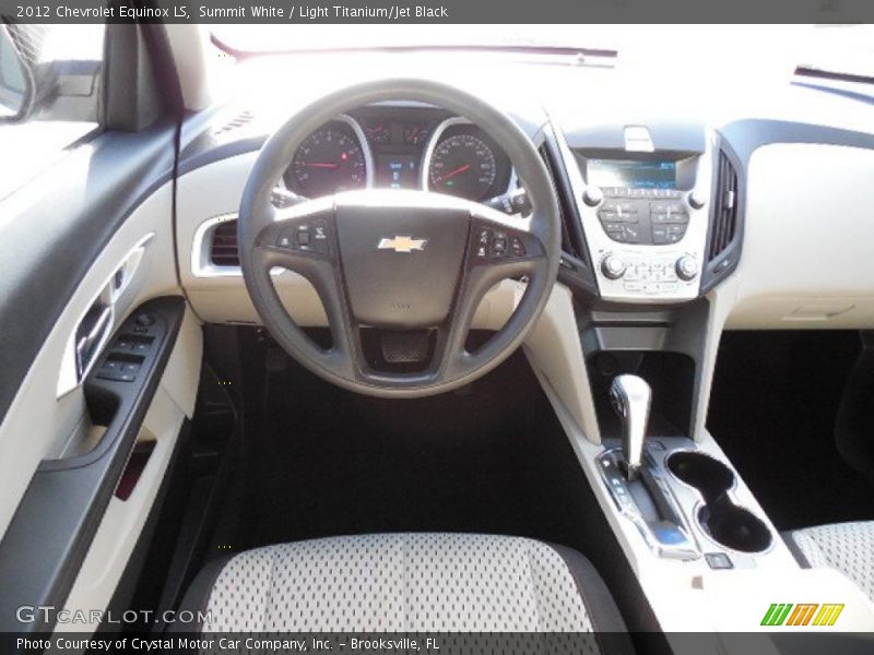 Summit White / Light Titanium/Jet Black 2012 Chevrolet Equinox LS