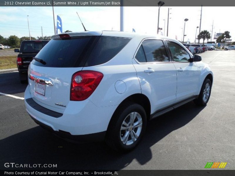 Summit White / Light Titanium/Jet Black 2012 Chevrolet Equinox LS