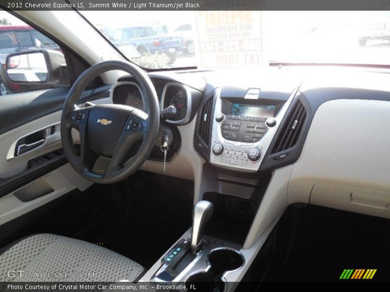 Summit White / Light Titanium/Jet Black 2012 Chevrolet Equinox LS