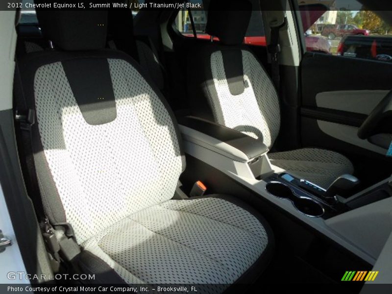 Summit White / Light Titanium/Jet Black 2012 Chevrolet Equinox LS