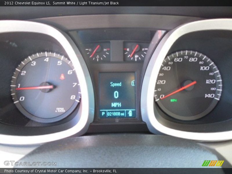 Summit White / Light Titanium/Jet Black 2012 Chevrolet Equinox LS