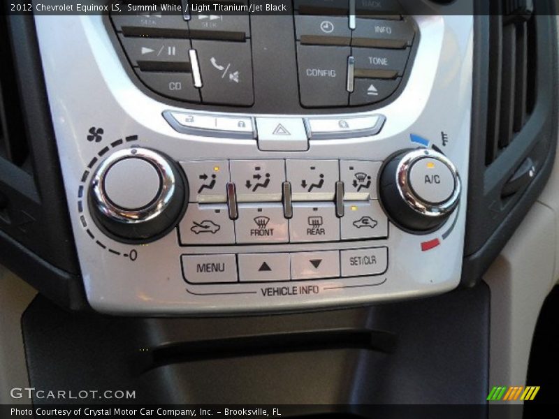 Summit White / Light Titanium/Jet Black 2012 Chevrolet Equinox LS