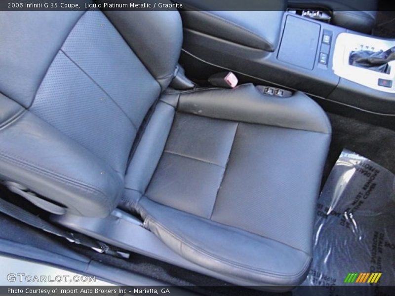 Liquid Platinum Metallic / Graphite 2006 Infiniti G 35 Coupe