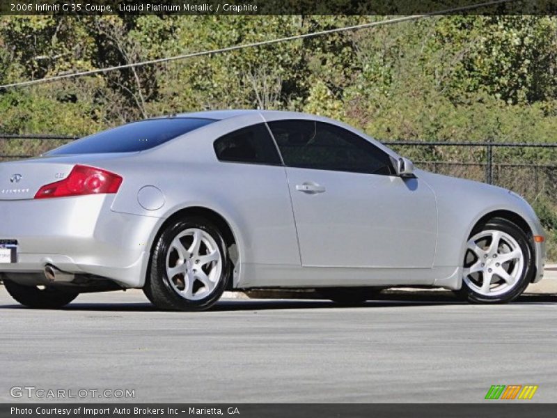 Liquid Platinum Metallic / Graphite 2006 Infiniti G 35 Coupe