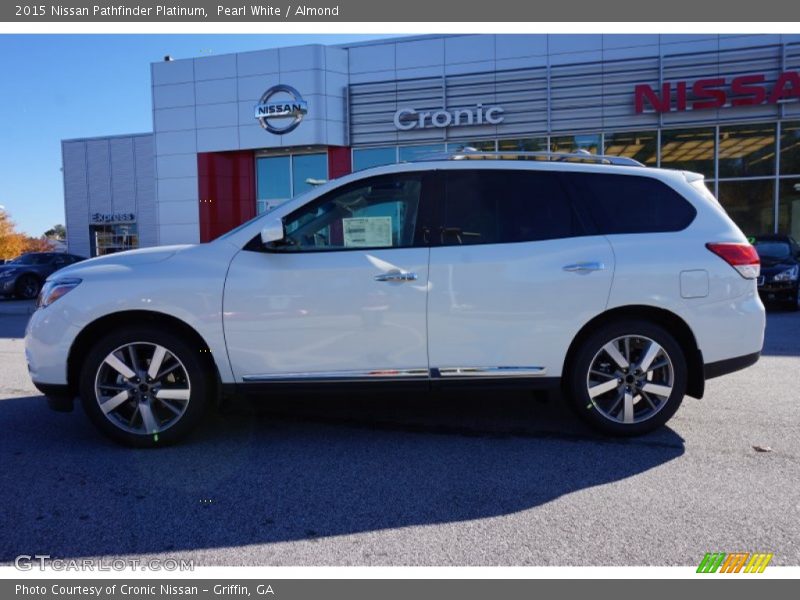 Pearl White / Almond 2015 Nissan Pathfinder Platinum