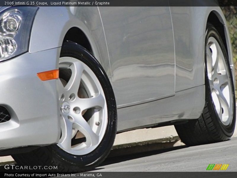 Liquid Platinum Metallic / Graphite 2006 Infiniti G 35 Coupe