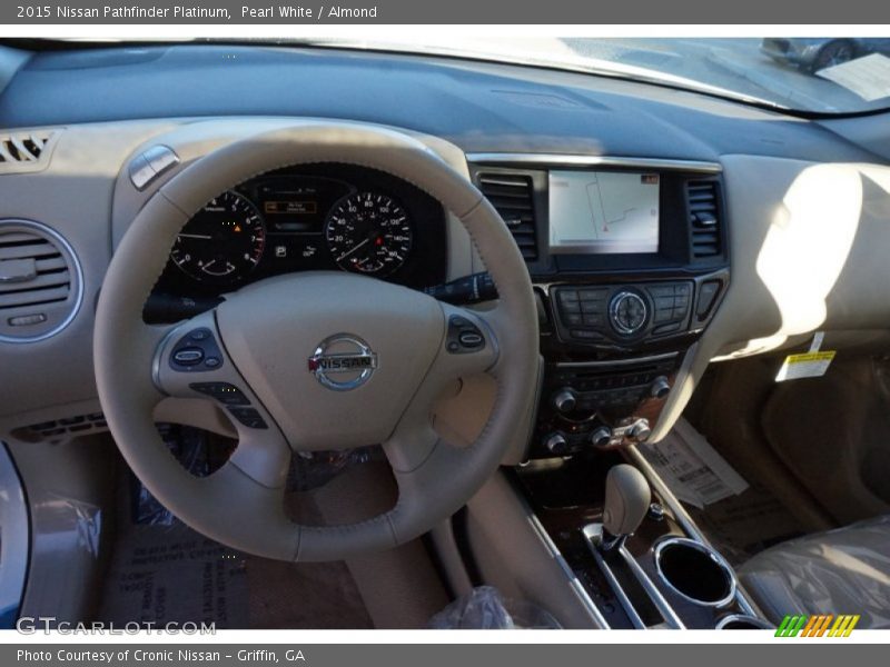 Pearl White / Almond 2015 Nissan Pathfinder Platinum