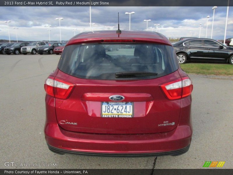 Ruby Red / Medium Light Stone 2013 Ford C-Max Hybrid SE