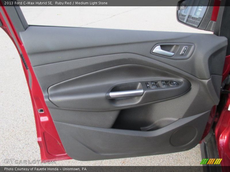Ruby Red / Medium Light Stone 2013 Ford C-Max Hybrid SE