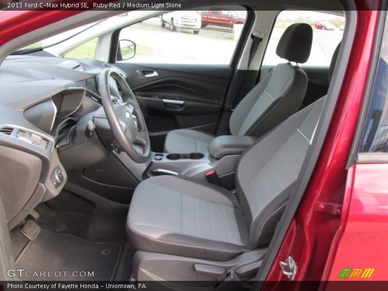 Ruby Red / Medium Light Stone 2013 Ford C-Max Hybrid SE