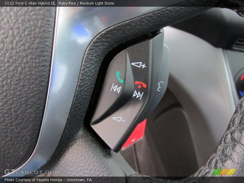 Ruby Red / Medium Light Stone 2013 Ford C-Max Hybrid SE