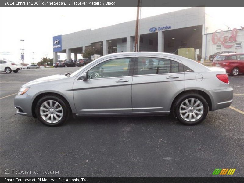 Billet Silver Metallic / Black 2014 Chrysler 200 Touring Sedan