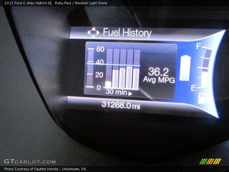 Ruby Red / Medium Light Stone 2013 Ford C-Max Hybrid SE