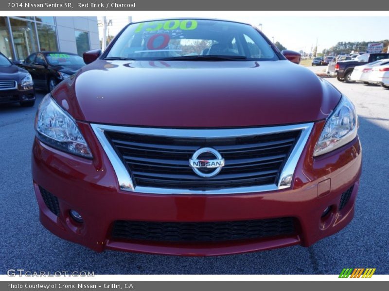 Red Brick / Charcoal 2014 Nissan Sentra SR