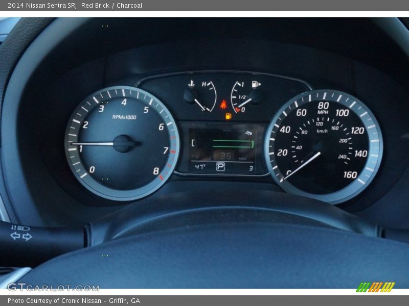 Red Brick / Charcoal 2014 Nissan Sentra SR