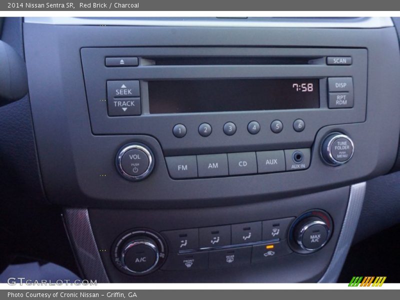 Red Brick / Charcoal 2014 Nissan Sentra SR