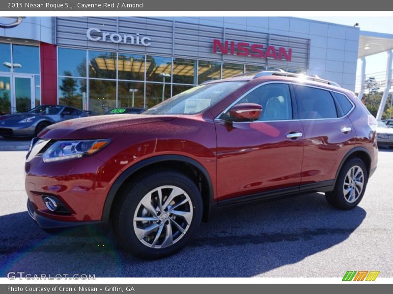 Cayenne Red / Almond 2015 Nissan Rogue SL