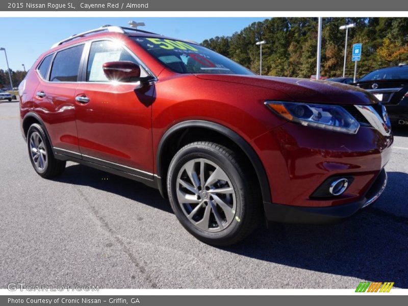 Cayenne Red / Almond 2015 Nissan Rogue SL