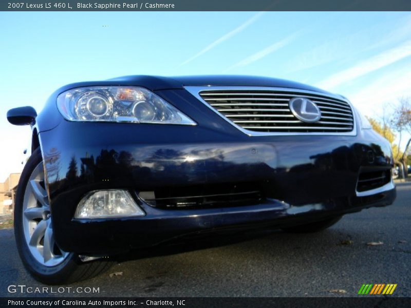 Black Sapphire Pearl / Cashmere 2007 Lexus LS 460 L