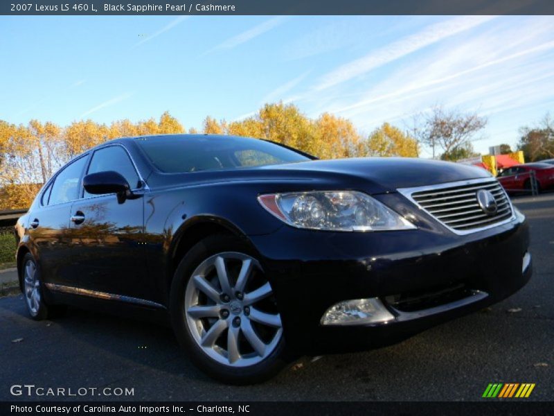 Black Sapphire Pearl / Cashmere 2007 Lexus LS 460 L