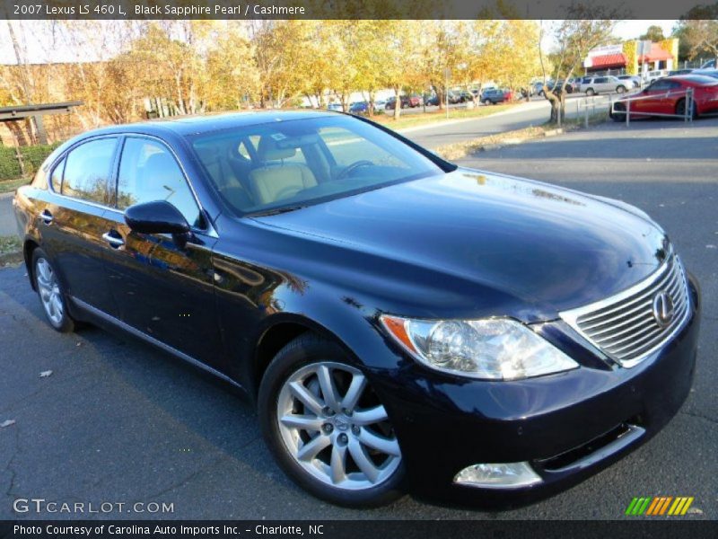 Black Sapphire Pearl / Cashmere 2007 Lexus LS 460 L