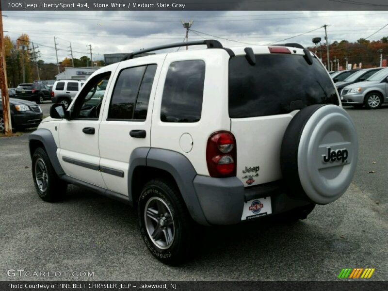 Stone White / Medium Slate Gray 2005 Jeep Liberty Sport 4x4