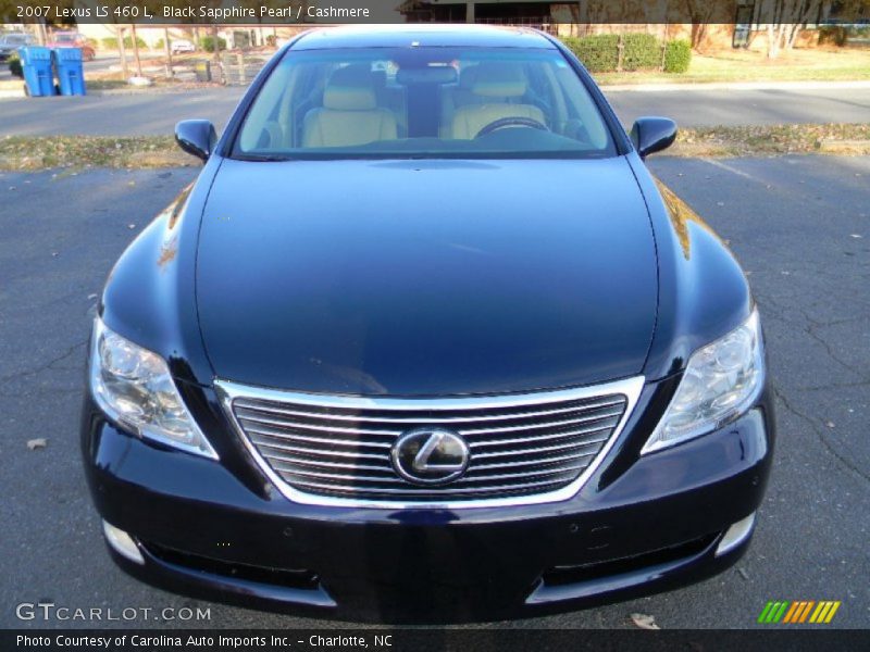 Black Sapphire Pearl / Cashmere 2007 Lexus LS 460 L