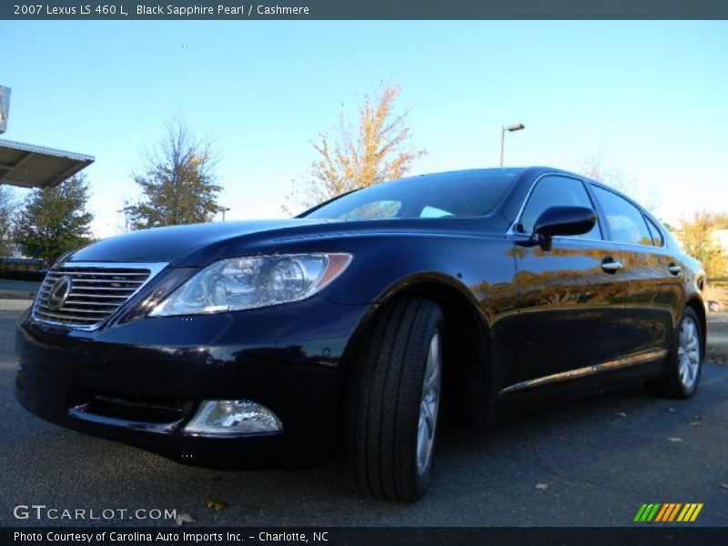 Black Sapphire Pearl / Cashmere 2007 Lexus LS 460 L