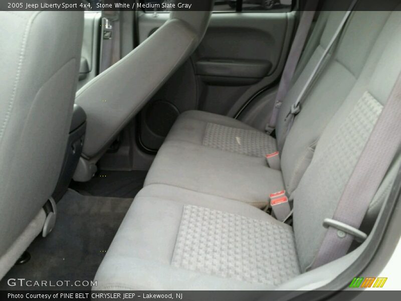 Stone White / Medium Slate Gray 2005 Jeep Liberty Sport 4x4