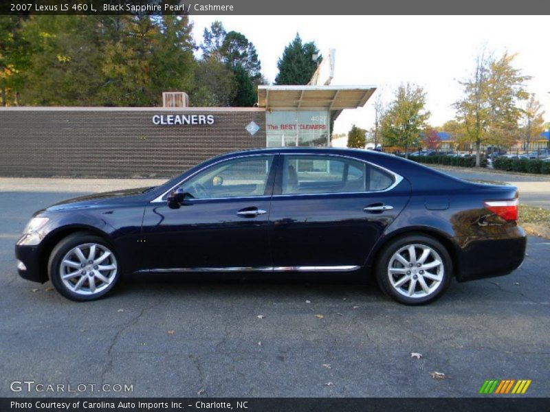 Black Sapphire Pearl / Cashmere 2007 Lexus LS 460 L