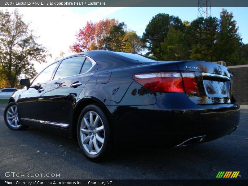 Black Sapphire Pearl / Cashmere 2007 Lexus LS 460 L