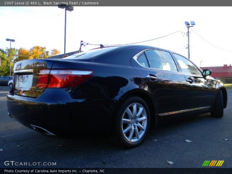 Black Sapphire Pearl / Cashmere 2007 Lexus LS 460 L