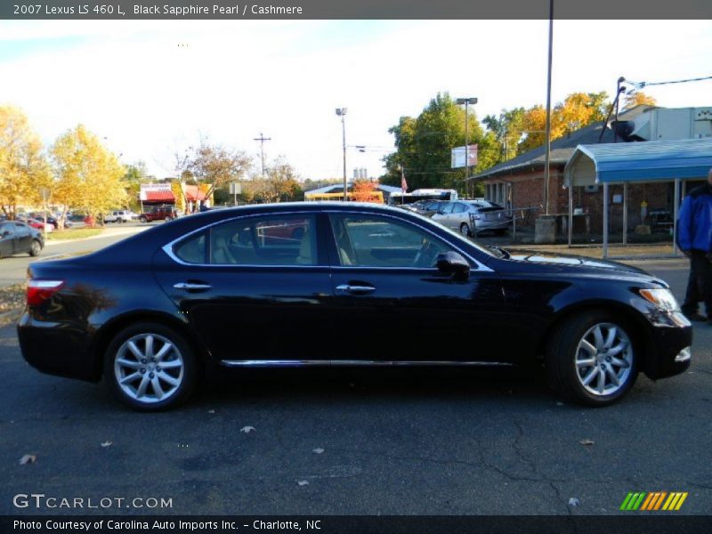 Black Sapphire Pearl / Cashmere 2007 Lexus LS 460 L