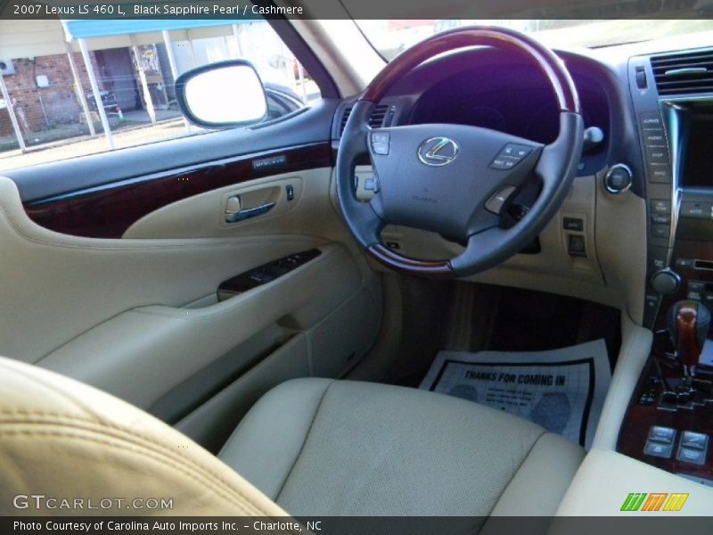 Black Sapphire Pearl / Cashmere 2007 Lexus LS 460 L