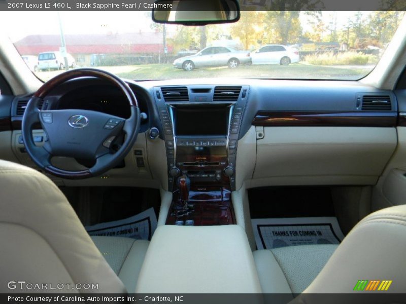 Black Sapphire Pearl / Cashmere 2007 Lexus LS 460 L