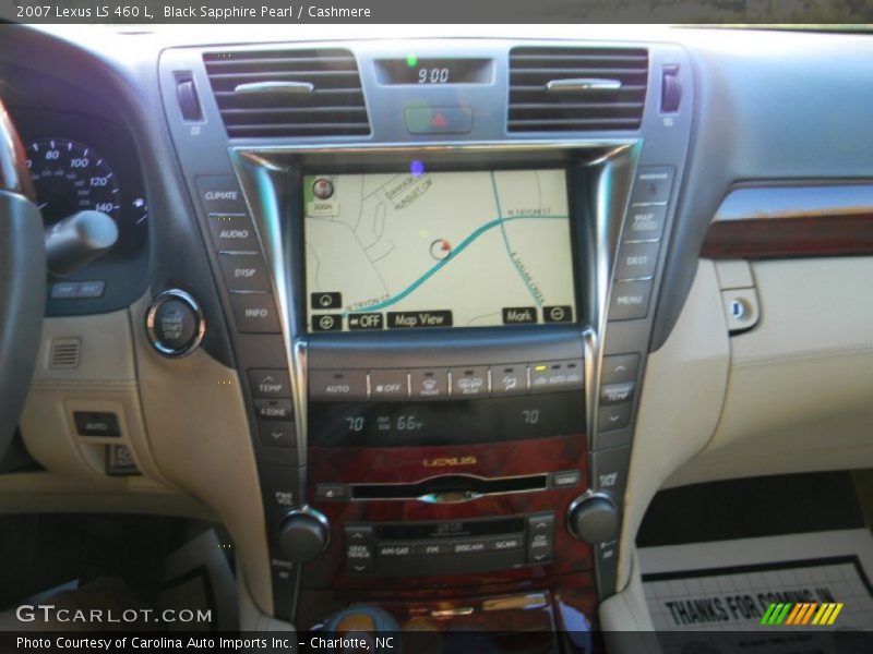 Black Sapphire Pearl / Cashmere 2007 Lexus LS 460 L