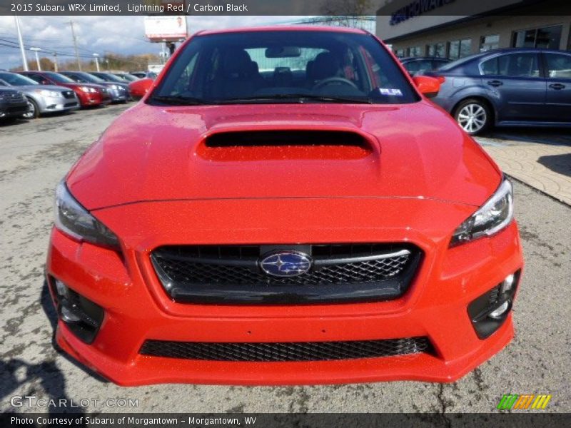 Lightning Red / Carbon Black 2015 Subaru WRX Limited