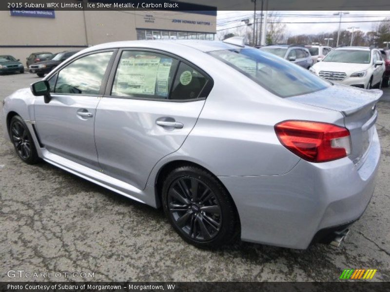 Ice Silver Metallic / Carbon Black 2015 Subaru WRX Limited