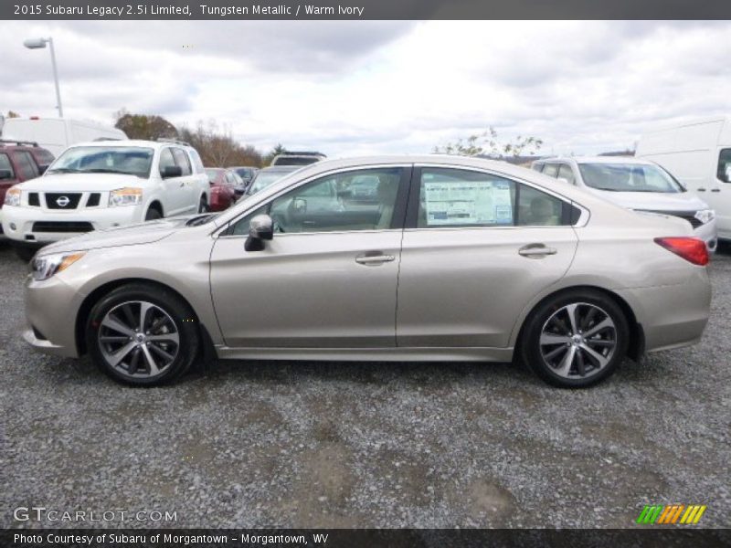 Tungsten Metallic / Warm Ivory 2015 Subaru Legacy 2.5i Limited