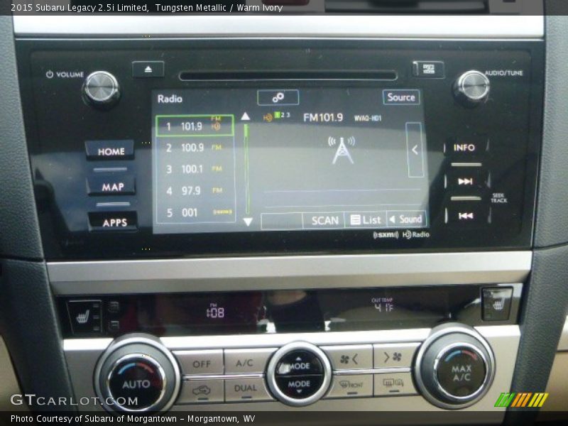 Tungsten Metallic / Warm Ivory 2015 Subaru Legacy 2.5i Limited
