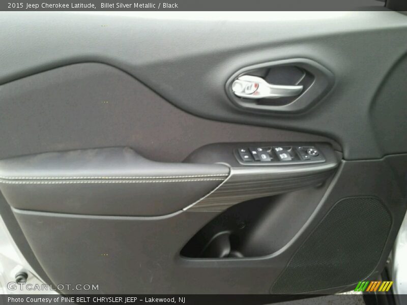 Billet Silver Metallic / Black 2015 Jeep Cherokee Latitude