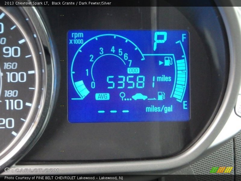 Black Granite / Dark Pewter/Silver 2013 Chevrolet Spark LT