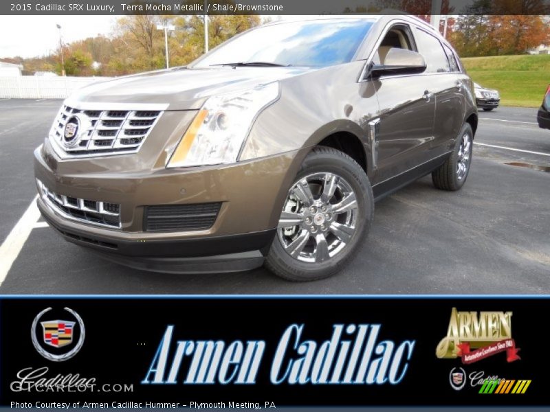 Terra Mocha Metallic / Shale/Brownstone 2015 Cadillac SRX Luxury