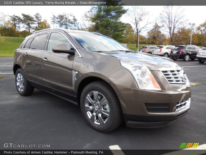 Terra Mocha Metallic / Shale/Brownstone 2015 Cadillac SRX Luxury