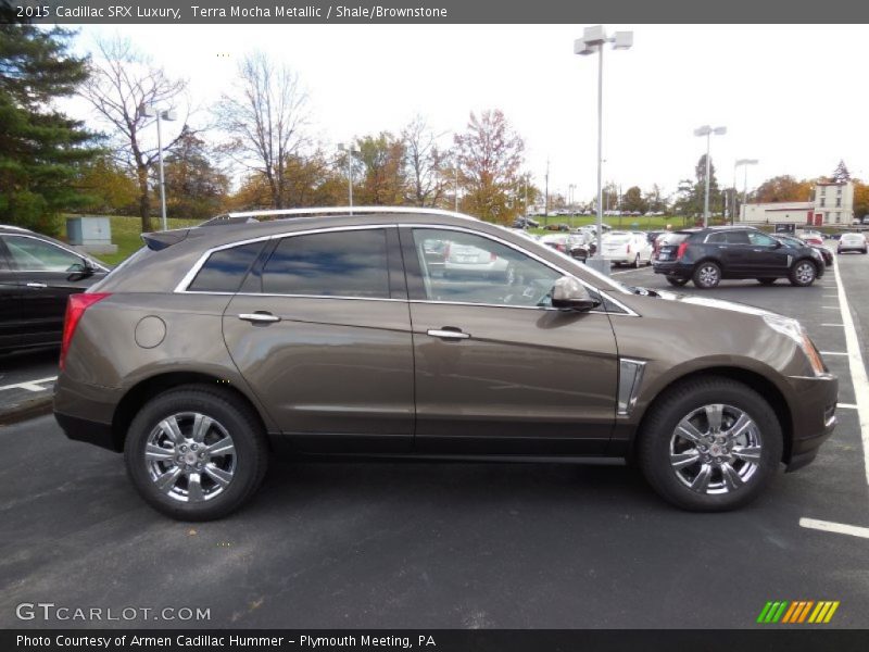 Terra Mocha Metallic / Shale/Brownstone 2015 Cadillac SRX Luxury