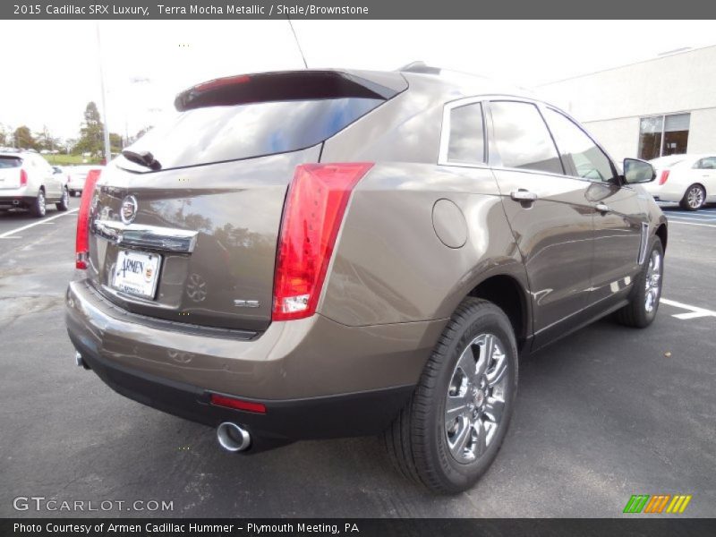 Terra Mocha Metallic / Shale/Brownstone 2015 Cadillac SRX Luxury