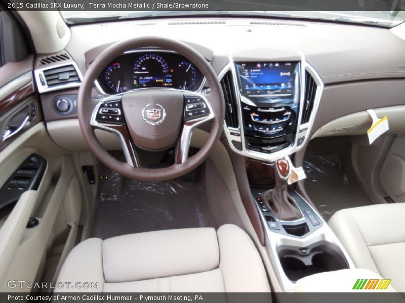 Terra Mocha Metallic / Shale/Brownstone 2015 Cadillac SRX Luxury