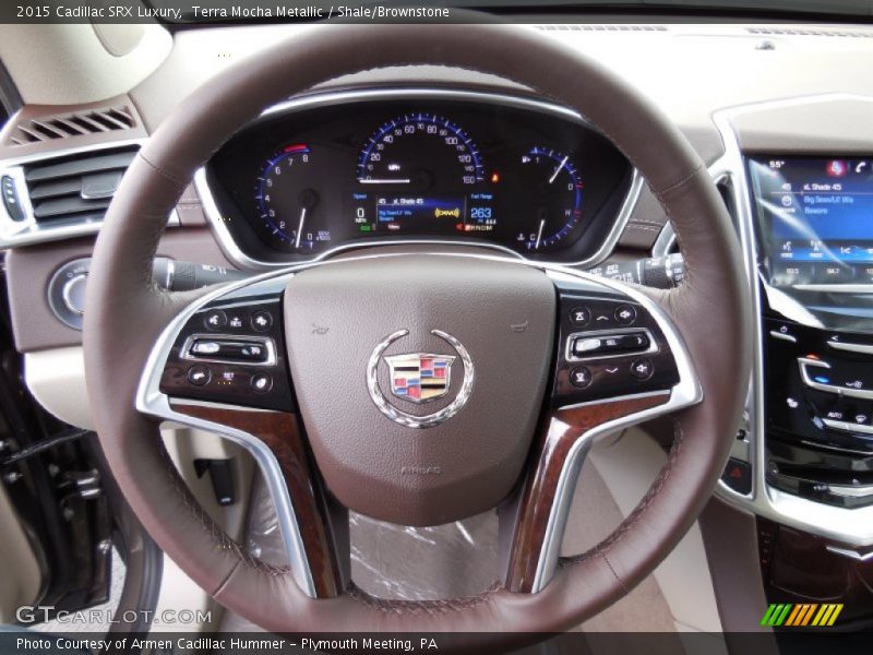 Terra Mocha Metallic / Shale/Brownstone 2015 Cadillac SRX Luxury