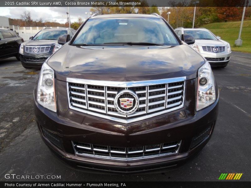 Cocoa Bronze Metallic / Shale/Brownstone 2015 Cadillac SRX Luxury AWD